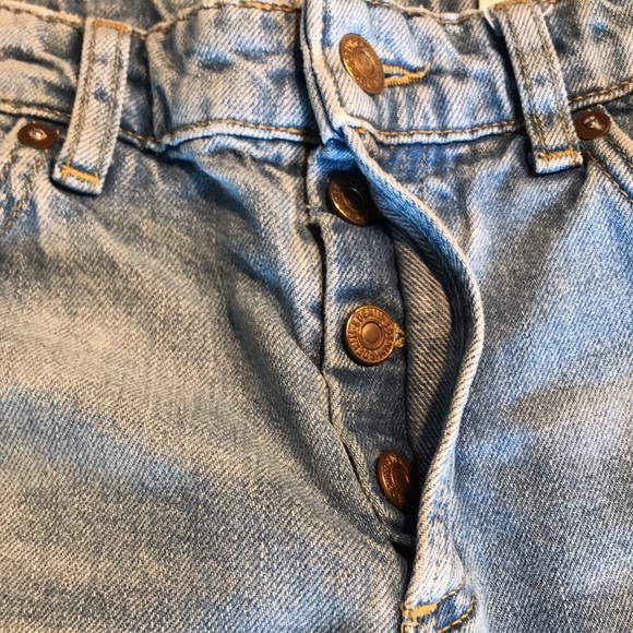 H&M &Denim Boyfriend Low Waist Destroyed Jeans - Picture 7 of 11